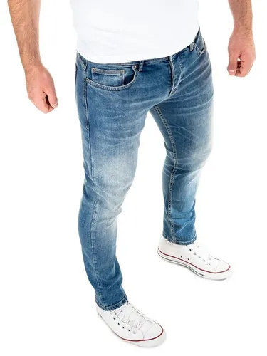 WOTEGA Alistar Herrenjeans - Slim Fit Denim Jeans in Insignia Blue - Moderne Slim Fit Herrenjeans aus 98% Baumwolle und 2% Elastan. Hoher Tragekomfort und perfekte Passform für jeden Anlass. Pflegeleicht und zeitlos im Design.