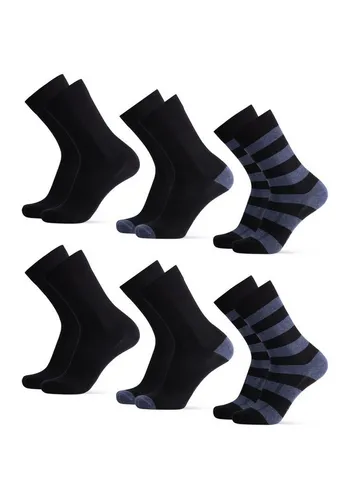 DANISH ENDURANCE Basicsocken Bamboo Business (6-Paar) - Elegante und bequeme Socken für jeden Anlass – ideal für Büro und Freizeit. Hergestellt aus hochwertiger, weicher Baumwolle bieten sie ein angenehmes Tragegefühl und optimale Atmungsaktivität.