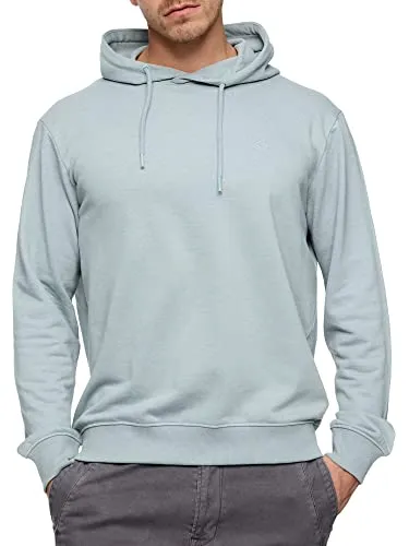Indicode Herren Simpson Sweatshirt mit Kapuze | Hoodie Kapuzenpullover für Männer Abyss, M