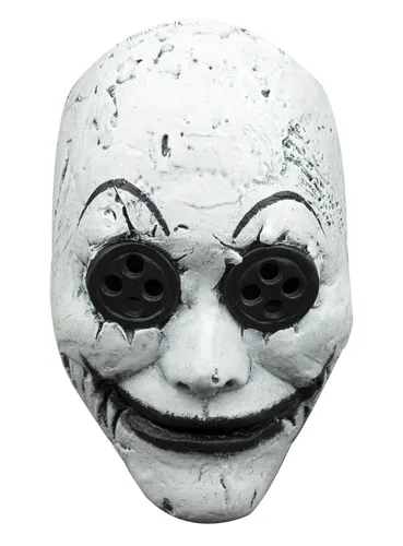 Ghoulish Productions Knopfaugen Maske in weiß von Ghoulish Productions
