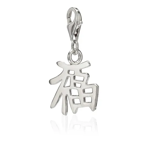 NKlaus Damen Charm-Anhänger Chinesisches Zeichen 925 Silber 18x16mm für Bettelarmband 36136