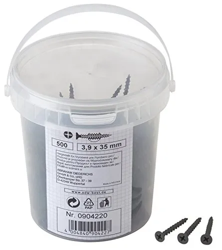 Meister Schnellbauschrauben 3,9 x 35 mm, 500 Stück, 904220