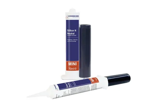 Ravensberger Chemie Silikon N Transparent - 70 ml Minikartusche für präzise Abdichtungen - Hochwertiger Silikondichtstoff in 70 ml Minikartusche. Ideal für Fenster, Fassaden und Anschlussfugen. Werkzeuglose Verarbeitung dank integriertem Pusher-System. Wetterfest und UV-beständig für langlebige Abdichtungen.