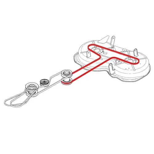 Wolfbelt Keilriemen 589533101 für Husqvarna und Jonsered - Rasenmäherriemen, kompatibel mit Husqvarna R 115B, R 115C, R 120C und Jonsered FR 2315 MA, ersetzt die Teilenummer 589533101 für eine zuverlässige Leistung.