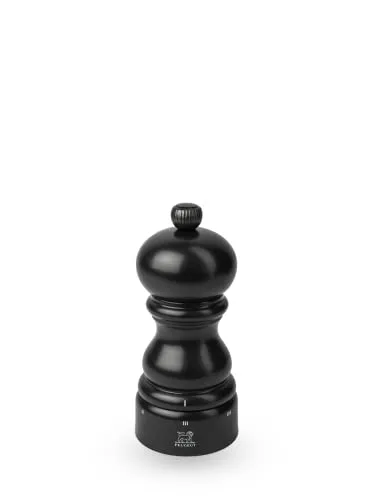 Peugeot Paris Pfeffermühle U'Select 12 cm – Schwarz Satin - Küchenhelfer mit hochwertigem Stahlmechanismus und u'Select Mahlwerk für präzise Einstellung. Stilvolle 12 cm Mühle, die jedem Gericht das gewisse Etwas verleiht.