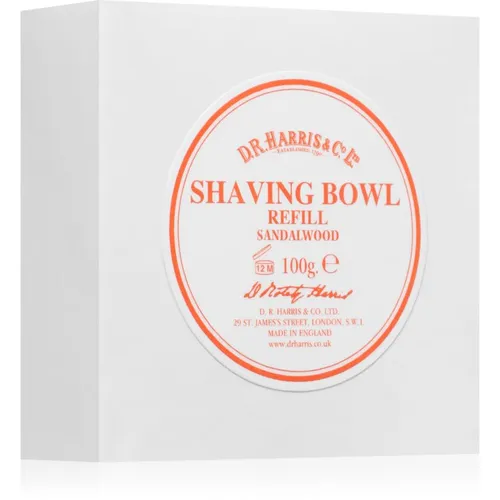D.R. Harris Shawing Bowl Refill Rasierseife Ersatzfüllung Sandalwood 100 g
