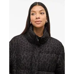 Vila Langmantel VIPUFF L/S PUFFER COAT/PB schwarz XL (44)