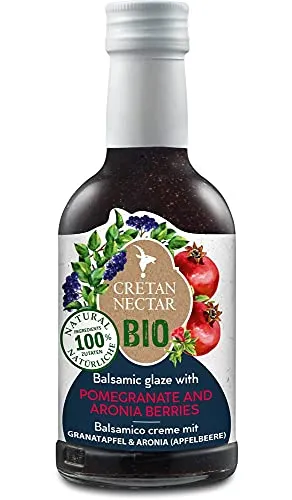 Cretan Nectar - Balsamico Creme mit Granatapfel und Aronia-Beeren BIO 250 ml