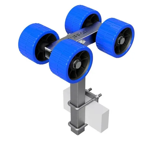 SUPROD RKSRLB-4-EVA 4er Sliprollen Slipwagen für Bootstrailer - Der SUPROD RKSRLB-4-EVA erleichtert das Slippen von Booten mit pannensicheren EVA-Rollen. Wartungsfrei und zuverlässig, ideal für den Einsatz im Meerwasser.