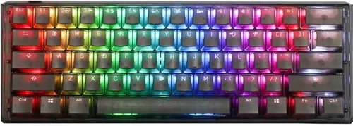 Ducky One 3 Mini - Aura Edition - RGB Gaming Tastatur - Tastaturen mit RGB-Hintergrundbeleuchtung und CHERRY MX Schaltern für präzises Gaming, kompakt und ideal für jeden Spieler.