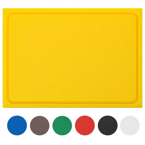 MUVELL Schneidebrett 35x25x2 (HDPE500) gelb