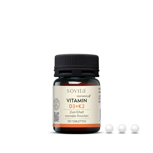 sovita Vitamin D3+K2 Tabletten – für normale Knochenfunktion
