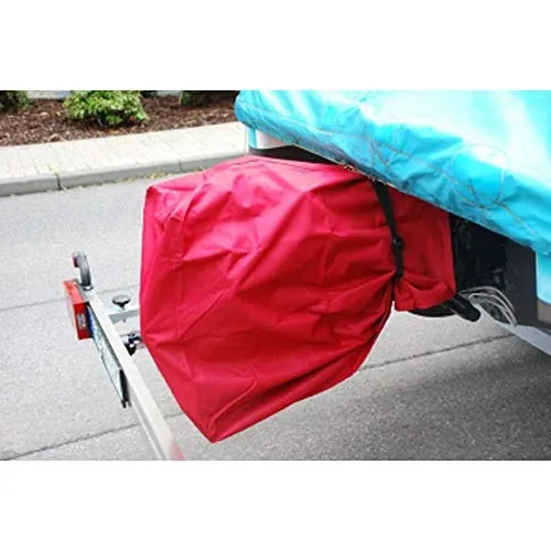 Abdeckung Propellerabdeckung Boot für Z-Antriebe Sterndrives rot Gr. L