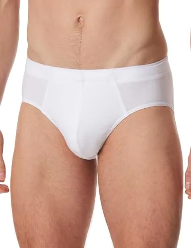 Schiesser Herren Minislip - Premium Cotton Slip, Weiss XXL - Funktionsunterwäsche aus hochwertiger Baumwolle, sorgt für besten Tragekomfort und eine perfekte Passform.