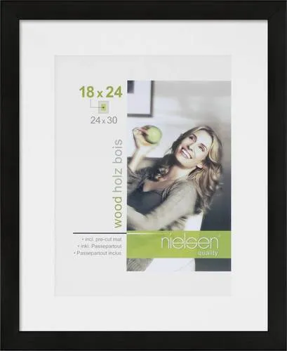 Nielsen Design 8988006 Bilder Wechselrahmen Papierformat: 24 x 30cm Schwarz