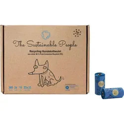 The Sustainable People TSP Recycling Hundekotbeutel - Blauer Engel - groß, auslaufsicher - EU - 360 Stk - mind. 80% Post-Consumer-Rezyklat (PE) - ...