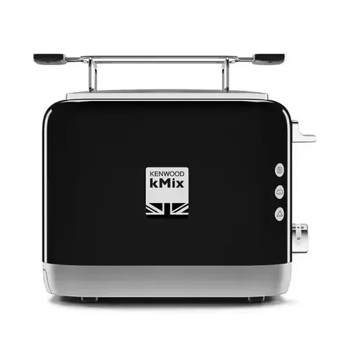 KENWOOD TCX751 Toaster schwarz - Toaster mit einstellbarem Bräunungsgrad, Aufwärm- und Auftaufunktion für perfektes Toast und knusprige Brötchen, inklusive praktischen Brötchenaufsatz.