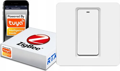 Lichtschalter 1 Klick. ZigBee TUYA #arbeitet ohne N