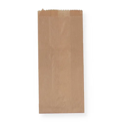 Faltenbeutel braun Natron 10+5x22cm 415 Bäckerbeutel Papiertüten 1000