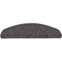 Produktbild Karat Stufenmatte Alto Selbstklebend Anthrazit Halbrund 23,5 x 65 cm