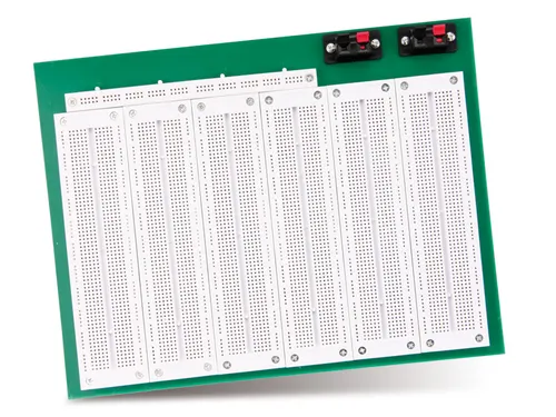 Sintron Distribution GmbH Labor-Steckboard 3900/660/100 206424 - Steckdosen & Zubehör - Großes, stabiles Steckboard für schnellen Aufbau elektronischer Schaltungen ohne Löten. Mit 6 Steckplatten und 760 Kontakten für maximale Flexibilität.