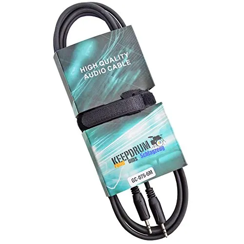 keepdrum GC075 Audiokabel 3,5mm Klinke Stecker 6m