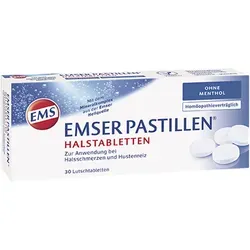 Emser Pastillen homöopathiever. Halstabletten ohne Menthol 30 St