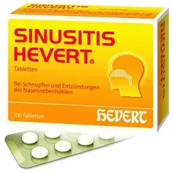 Sinusitis Hevert 100 ST - Arzneimittel zur Linderung von Sinusitis-Symptomen, homöopathisch und vielseitig anwendbar. Ideal für die Behandlung von Entzündungen im Hals-Nasen-Rachenraum.