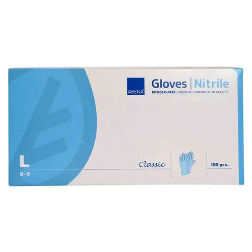 ABENA Classic Nitril UH PF blau Gr. L, 100 Stück