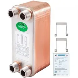 Produktbild VEVOR EATB12 Plattenwärmetauscher aus Edelstahl 316L