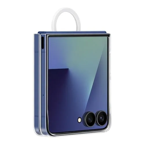 Samsung Ring Case (Clear) für Galaxy Flip7 - Schutz für dein Galaxy Z Flip 7 mit klarem Design und praktischem Ring, ideal für besseren Halt und Schutz.