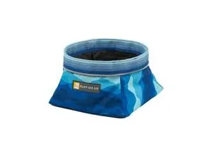 Ruffwear Quencher Travel Reise-Hundenapf - Tragbarer, faltbarer Hundenapf für unterwegs, ideal für Wasser und Futter. Leicht und kompakt, perfekt für Camping und Ausflüge.