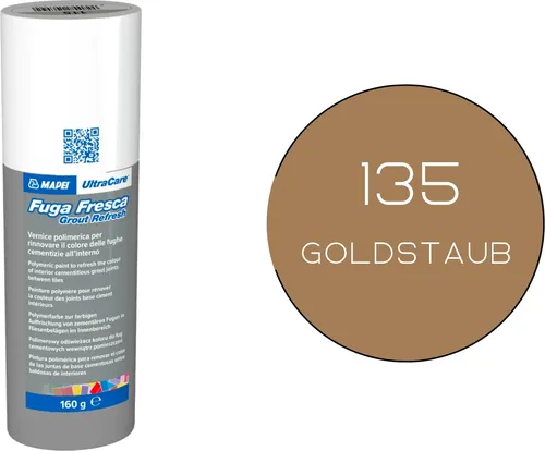 MAPEI® ULTRACARE Fuga Fresca 135 goldstaub 160 g Fugensanierfarbe zum Auffrischen der Fugenfarbe