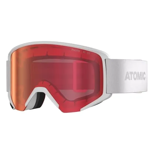 Atomic Savor L Photo Skibrille - Skibrille für breitere Gesichter mit Photochromic Technologie, die automatisch auf Lichtverhältnisse reagiert. Ideal für optimalen Sichtkomfort und Brillenträger.