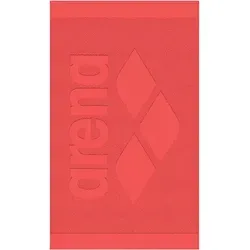 arena Jacquard Baumwoll Handtuch in rot von Arena