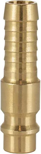 Poppstar Druckluft-Stecknippel NW 7,2 mit Schlauch-Tülle Ø 10mm für Druckluft-Anschluss