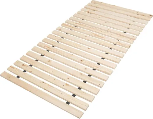Lermowood Rollrost 140 x 200cm (2x70cm,20 Latten) - Extrem stabil, Massivholz - Lattenrost Bettrost Holzlatten Latten Rost