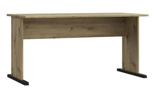 Schreibtisch - Artisan Eiche - 144 cm - Kinderschreibtische, große Tischplatte aus stabiler Holzwerkstoff-Konstruktion, ideal für kreative Lernumgebungen.