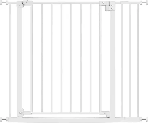 Woltu Treppenschutzgitter mit 10 cm Verlängerung, 75-97 cm