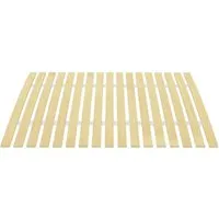vidaXL Lattenrost 100x200 cm mit 17 Latten - Robuster Lattenrost aus massivem Pappelholz, ideal für Etagen- und Plattformbetten. Die 17 gefederten Latten sorgen für optimale Unterstützung und verlängern die Lebensdauer Ihrer Matratze. Platzsparend zusammenklappbar.