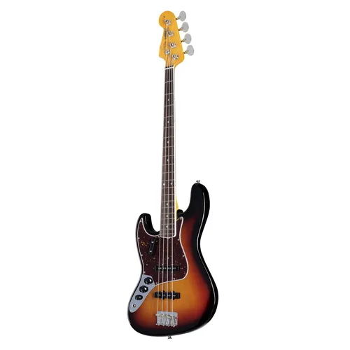Fender American Vintage II 1966 Jazz Bass Lefthand RW 3-Color Sunburst Linkshänder Bass