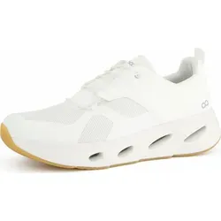 Tenhaag Sneaker Mesh Sneaker in Weiß 40,5 EU - Stylische Sneaker für einen lässigen Look, mit atmungsaktivem Mesh-Obermaterial und bequemem Blockabsatz für optimalen Tragekomfort.