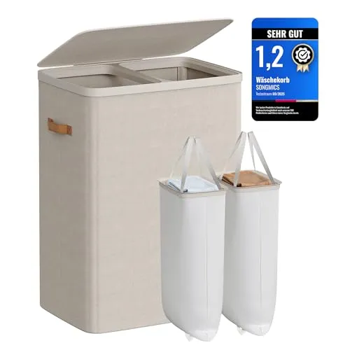 Wäschekörbe Beige von SONGMICS
