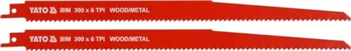 YATO YT-33935 Sägeblatt 1.25mm 300mm Stahl