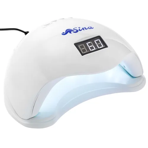 SINA LED UV Gel Lichthärtungsgerät 48W - Lichthärtungsgerät für Nail Art mit 4 Timer-Modi und Infrarotsensor für komfortables Trocknen. Ideal für professionelle Nagelpflege zu Hause oder im Salon.