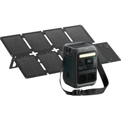 Anker C300X+PS60 Powerstation mit 60W Solarpanel - Powerstations: Kompakte 288Wh Powerstation mit 300W Leistung und 7 Ladeanschlüssen – ideal für unterwegs und beim Camping.