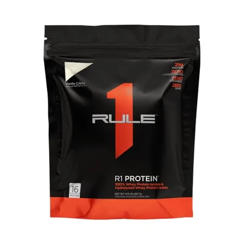 Rule1 R1 Protein (1lbs) Vanilla Crème Ohne Pfand, 454 g