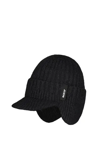 Barts Baseball Cap Duncin Earflap BLACK von BARTS