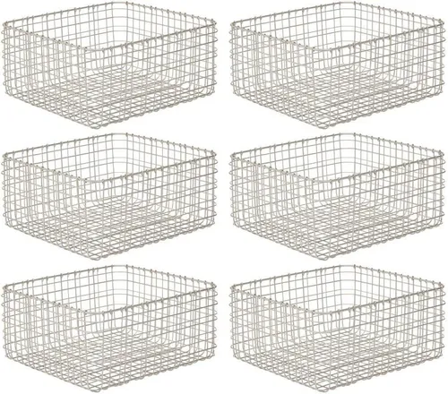 Körbe Silber von MDESIGN