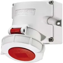 MENNEKES CEE-Steckdose 5p 16A 400V IP67 - Steckdosen & Zubehör, schraubenlose Technik für einfache Installation und hohe Chemikalienbeständigkeit, ideal für Außenanwendungen.
